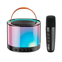 Caixa de Som Karaoke Xo F47 Bluetooth/5W/1200MAH/com Microfone - Preto