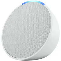 Smart Speaker Amazon Echo Pop C2H4R9 com Wi-Fi/Bluetooth - Glacier White