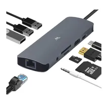 Adaptador Hub Mtek USB-C 9 In 1 Multi-Function