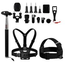 Kit de Acessórios Mox MO-SC95 - para Câmera de Ação - Preto