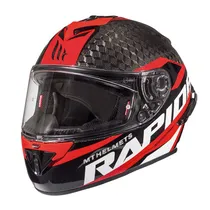 Capacete MT Helmets Rapide Pro Carbon C5 - Fechado - Tamanho XXL - Gloss