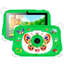 Tablet C Idea CM86 Kids para Criança / 6GB + 128GB / Tela 7" / Wifi / Android 15 - Green