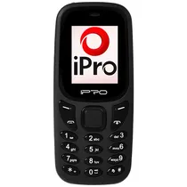 Celular Ipro A21MINI Dual Sim Tela de 1.8" Câmera VGA/Rádio FM - Preto