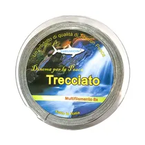 Hilo de Pesca Tiburon Trecciato Multifilamento 8X 45.5KG 0.50MM 300M Gray