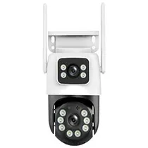 Câmera de Segurança Mannatech SWD2155-Q36B Smart Indoor / Wi-Fi - Preto / Branco